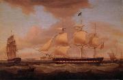 Thomas Whitcombe H.C.S Duchess of Atholl on her amaiden voyage Spain oil painting artist